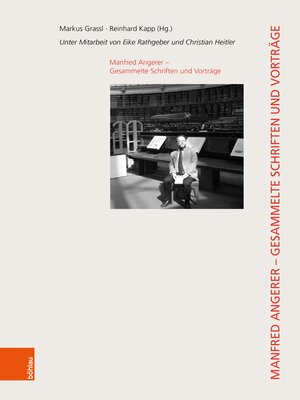 cover image of Manfred Angerer – Gesammelte Schriften und Vorträge